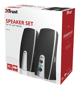 Trust Mila Set Altoparlanti 2.0, nero [vecchio modello]