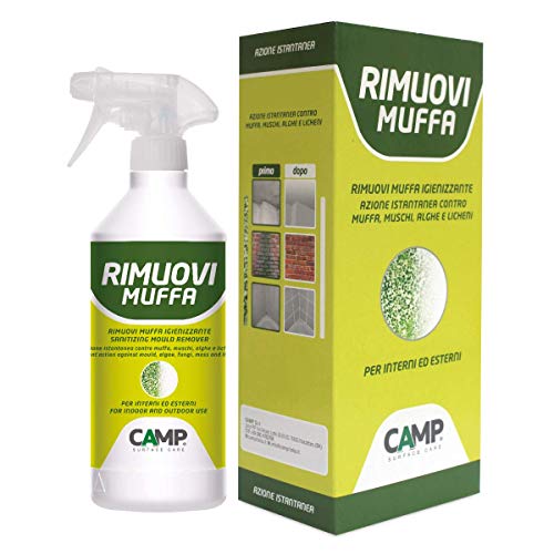 Camp RIMUOVI MUFFA, Antimuffa igienizzante professionale, Elimina 750 ml
