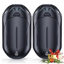 Carica l&#39;immagine nel visualizzatore di Gallery, 2 Pezzi Scaldamani Elettrico 6000 mAh,OUTJUT Scaldamani Ricaricabile Portatile con 3 Livelli di Riscaldamento Fino a 55 ℃ Scaldamani USB a Ricarica Rapida per Caccia, Golf, Campeggio, Tenere al caldo