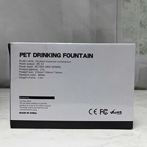Fontana per Gatti,Fontanella per Gatti da Interno Ultra Silenziosa da 2,5 Litri con Luce LED Filtro a Carbone Attivo Ciotola per Acqua per Fontana per Gatti per Più Animali Domestici