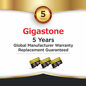Gigastone Scheda di Memoria Micro SD XC da 128GB e Adattatore. 128 GB A2 V30.