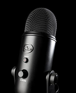 Blue Yeti microfono USB, Blackout Edition (Ricondizionato) - Ilgrandebazar