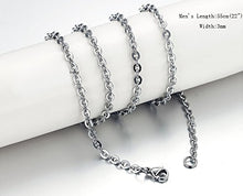 Carica l&#39;immagine nel visualizzatore di Gallery, Oidea Collana per Coppia Lovers in Acciaio Inox con Pendente Argento - Ilgrandebazar