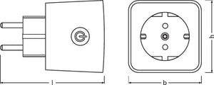 Ledvance Smart+ Plug Zigbee, Presa Intelligente Bianco - Ilgrandebazar