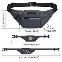 Carica l'immagine nel visualizzatore di Gallery, Ariineer Marsupio Sportivo Running Outdoor Escursioni Cintura Corsa da Grigio