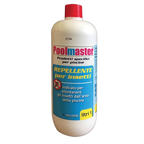 New Plast 0649 - Repellente per Insetti per Piscina, Flacone 1 lt