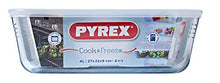 Carica l&#39;immagine nel visualizzatore di Gallery, Pyrex Cook&amp;Freeze Contenitore rett. con 27 x 22 x 9 cm, Bianco/Trasparente