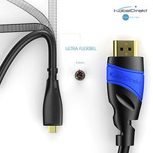 Carica l&#39;immagine nel visualizzatore di Gallery, KabelDirekt 2m Cavo Micro HDMI, compatibile con (HDMI 2.0a/b 2.0/1.4a,