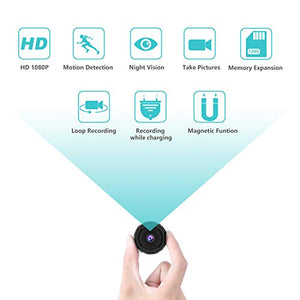 Mini Telecamera Spia, Telecamere Videosorveglianza Magnetica Full HD 1080P...