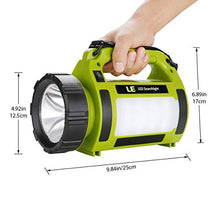 Carica l'immagine nel visualizzatore di Gallery, LE Lanterna da Campeggio Ricaricabile USB, Torcia a LED CREE 1000 lumen,...