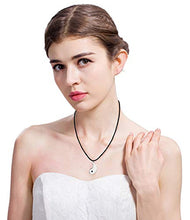 Carica l&#39;immagine nel visualizzatore di Gallery, BESTEEL Gioielli 3MM in Pelle Ciondolo Tai Chi Collana per Uomo E Donna... - Ilgrandebazar