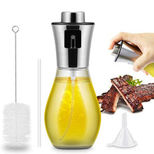 Carica l'immagine nel visualizzatore di Gallery, Spruzzatore Olio 200ml，Oil Sprayer Dispenser con tubo spazzola Aceto/Olio... - Ilgrandebazar