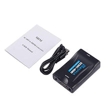 Carica l'immagine nel visualizzatore di Gallery, KUYiA Adattatore SCART HDMI, Analogico a Digitale Video Audio TO HDMI - Ilgrandebazar
