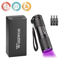 Carica l'immagine nel visualizzatore di Gallery, Winzwon Torcia UV 9 Leds Lampada Ultravioletti 395 NM torcia blacklight...