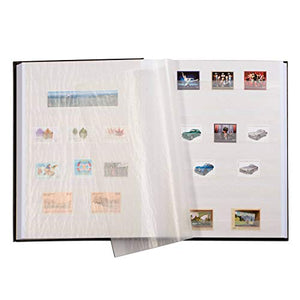 Leuchtturm 341309 A4 Stock Book, 32 white pages, padded cover, blue - Ilgrandebazar