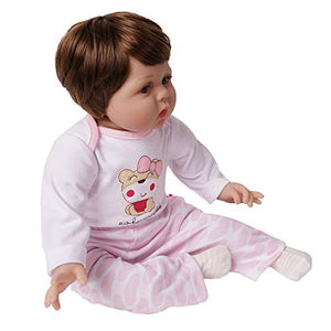 Bambole Reborn Femmine Realistica Silicone Bianco E Rosa Con Occhi Aperti - Ilgrandebazar
