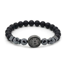 Carica l&#39;immagine nel visualizzatore di Gallery, MyCoinWear mycoi Wear Bitcoin Bracciale da Uomo Donna Unisex Canna Di Fucile - Ilgrandebazar