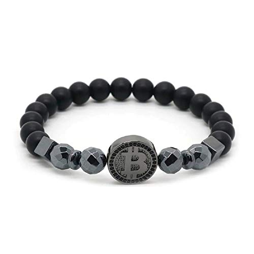 MyCoinWear mycoi Wear Bitcoin Bracciale da Uomo Donna Unisex Canna Di Fucile - Ilgrandebazar
