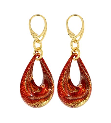 Venetiaurum - Orecchini Donna In Vetro Originale Di Murano E Argento 925 -...