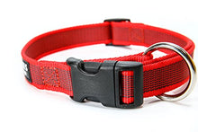 Carica l'immagine nel visualizzatore di Gallery, Collare K9 serie Color &amp; Gray, 20 mm x 27-42 cm, rosso-grigio - Ilgrandebazar