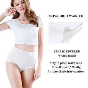 wirarpa Mutande Donna Culotte Vita Alta Slip Cotone Mutantina 56-58, Bianca - Ilgrandebazar