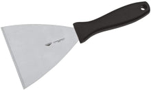 Carica l'immagine nel visualizzatore di Gallery, Paderno 18520-12 Spatola Triangolare professionale – Raschietto tagliapasta con manico, lama in acciaio inox, manico in polipropilene, 12 cm x 12 cm