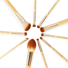 Carica l&#39;immagine nel visualizzatore di Gallery, Jessup T143 - Set di pennelli da trucco in bambù, per definire il viso,...