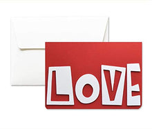 Carica l&#39;immagine nel visualizzatore di Gallery, Big love - amore - san valentino - biglietto d&#39;auguri (formato 10,5 x 15 cm)... - Ilgrandebazar