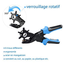 Carica l&#39;immagine nel visualizzatore di Gallery, BONROB Pinza Fustellatrice, Perforatrice a Revolver, Buco Cintura BO003 - Ilgrandebazar