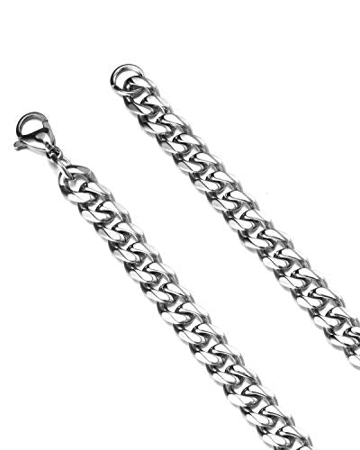 OSTAN Uomo Collana a Maglie Acciaio Inossidabile Hip-Hop a Catena... - Ilgrandebazar