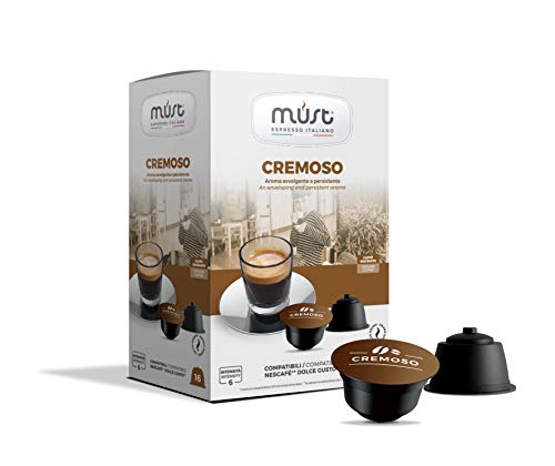 Must Espresso Italiano 96 Capsule Compatibili Dolce Gusto Cremoso - 6...
