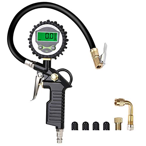 URAQT Manometro Digitale Pressione, Pressione Gomme Pneumatici LCD... - Ilgrandebazar