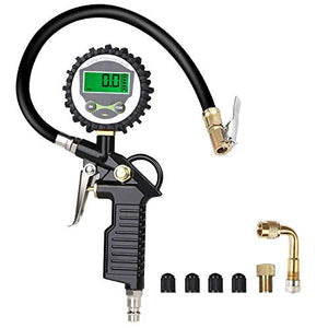 URAQT Manometro Digitale Pressione, Pressione Gomme Pneumatici LCD... - Ilgrandebazar