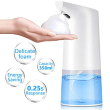 Carica l'immagine nel visualizzatore di Gallery, Tesoky Dispenser Sapone Automatico 350ml/12oz, Gel Disinfettante...