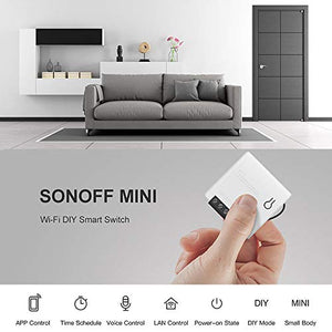 SONOFF Mini Smart Switch 4 Pezzi, Fai-da-Te Interruttore Telecomando 4 PCS