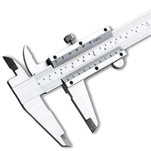 Calibro a Corsoio da 150mm / 6 Pollici in Acciaio Inox Micrometro di... - Ilgrandebazar