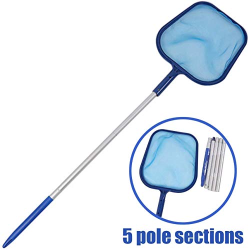 Cihely Retina Raccogl Foglie, Rete per piscina a maglia fine con palo...