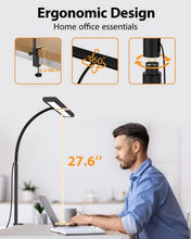 Carica l'immagine nel visualizzatore di Gallery, iFalarila [2024 Version 160 LED Lampada da Scrivania con Morsetto 30 Modalità, Più Luminoso Lampade da Tavolo 360° Flessibile Lampada da Lettura con Caricatore USB per Lavoro Studiare o Leggere-70CM