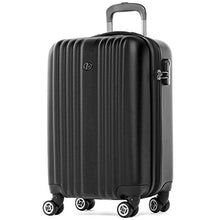 Carica l'immagine nel visualizzatore di Gallery, FERGÉ Trolley bagaglio a mano TOLOSA - Valigia rigida CABINA 55 cm, Nero