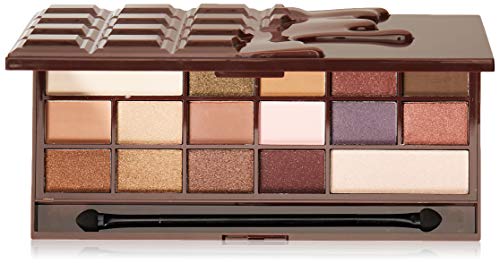 Makeup Revolution, heart makeup eyeshadow palette, colori cioccolato, 22 g - Ilgrandebazar