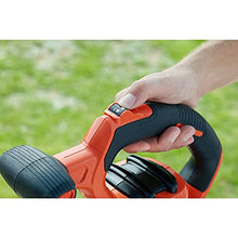 Carica l'immagine nel visualizzatore di Gallery, Black+Decker Beblv301 Soffiatore Elettrico, Trituratore, Aspiratore Foglie Capacità Di Raccolta 72 Litri, 3000 W, Nero Arancione, ‎64 x 39 x 44 cm; 6 Kg