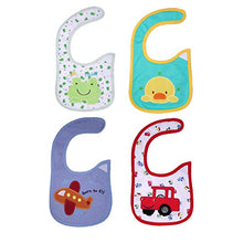 Carica l&#39;immagine nel visualizzatore di Gallery, Yafane 12 x Bavaglino Neonato Impermeabili Cotone Bambino Bandana 12pc boy B - Ilgrandebazar