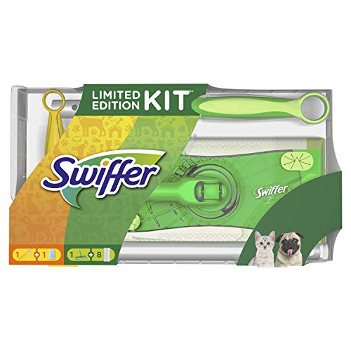 Swiffer Kit con 1 Scopa + 8 Panni per Pavimenti e 1 Piumino + 1 Ricambio,... - Ilgrandebazar