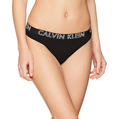 Calvin Klein Tanga Donna M, Nero (Black 001) - Ilgrandebazar