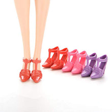 Carica l&#39;immagine nel visualizzatore di Gallery, ASIV 60 Paia di Scarpe per Bambole Barbie, Doll Accessori Vari Colori Stile... - Ilgrandebazar