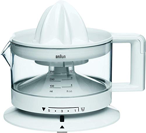 Braun CJ 3000 Spremiagrumi, 20 W, 0.35 Litri, plastica, Bianco - Ilgrandebazar