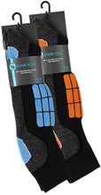 Carica l&#39;immagine nel visualizzatore di Gallery, 2 paia Calze sportive Touring Ski &amp; Snow calda e 35-38, Blu-arancione - Ilgrandebazar