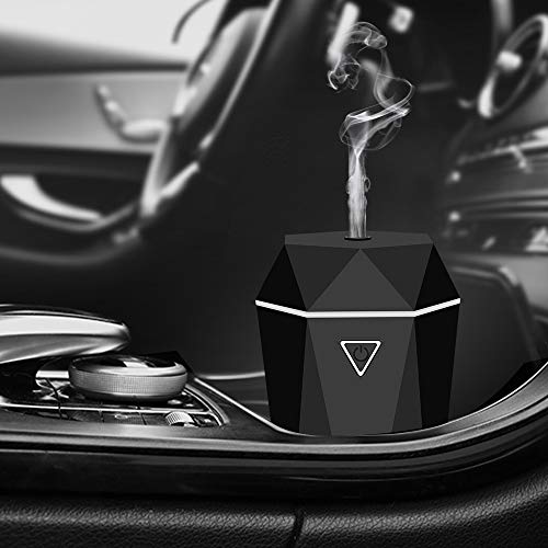 Rovtop Mini USB Diffusore Auto Umidificatore ultrasonico di Nero