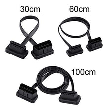 Carica l&#39;immagine nel visualizzatore di Gallery, Cavo di prolunga OBD2 a 16 pin, adattatore per auto a 16 pin maschio a 30cm - Ilgrandebazar