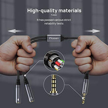 Carica l&#39;immagine nel visualizzatore di Gallery, Sdoppiatore Cuffie Audio Splitter, aux Adattatore Stereo Maschio 3,5...